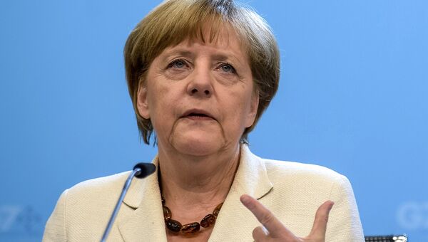 Ангела Меркель на саммите G7
