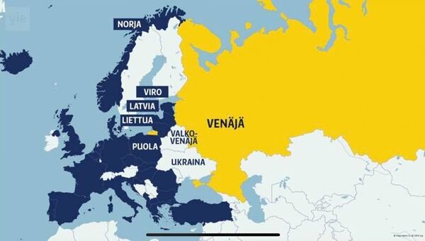 Финское ТВ указало Крым как часть России