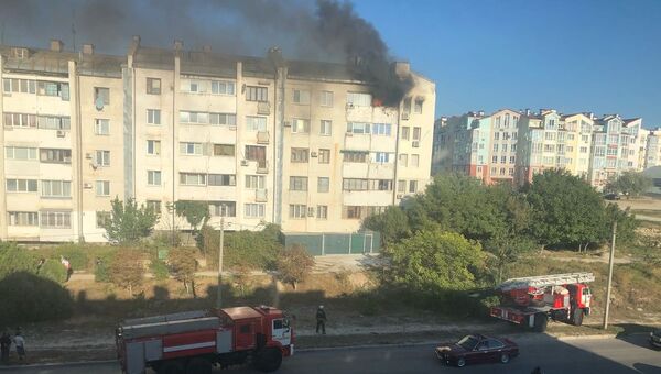 В Севастополе произошел пожар в жилом многоквартирном доме по улице Тараса Шевченко.