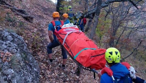 Спасение туристов на горе Демерджи