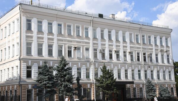 Здание Федерального агентства по печати и массовым коммуникациям на Страстном бульваре в Москве