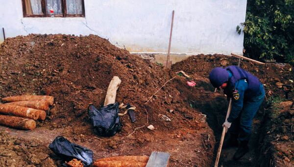 В Севастополе нашли снаряды возле жилого дома