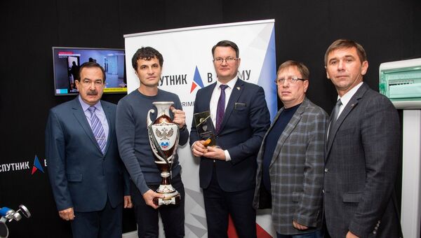 Участники пресс-конференции Студенческий спорт в Крыму-2020
