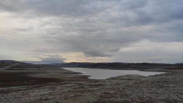 Засуха в Крыму. Симферопольское водохранилище