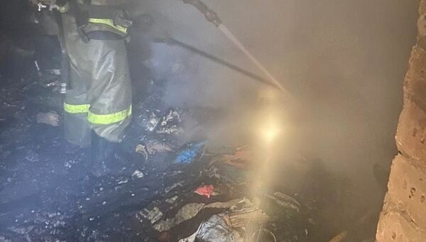 Возгорание произошло в трехэтажном жилом доме по улице Тургенева