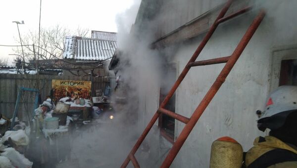 На пожаре в Крыму пострадала пенсионерка На пожаре в Крыму пострадала пенсионерка