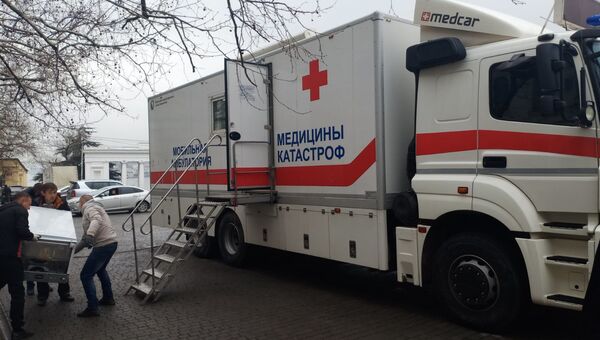 В центре Севастополя открыли мобильный пункт вакцинации от COVID