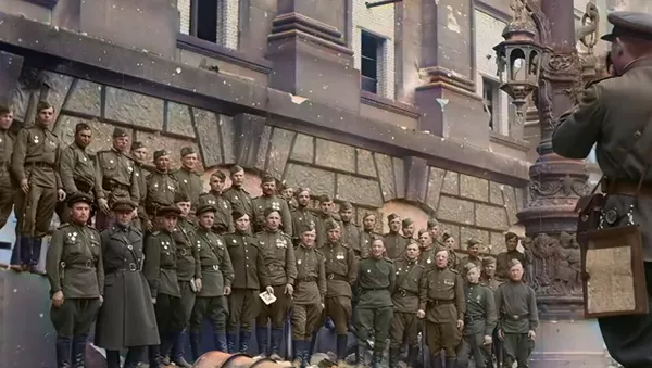 Цветные кадры времен Второй мировой войны