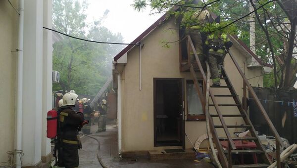 Пожар в храме на территории севастопольской больницы