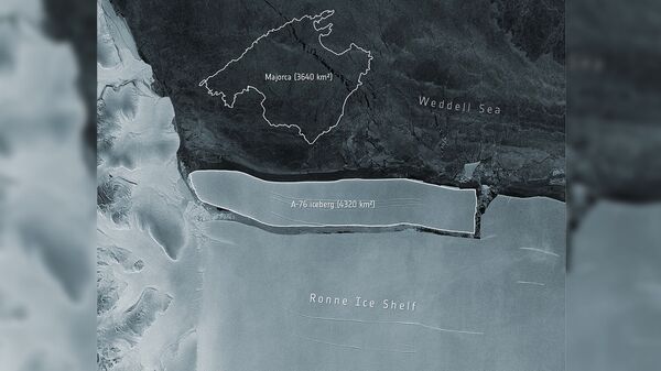 От Антарктиды откололся крупнейший в мире айсберг