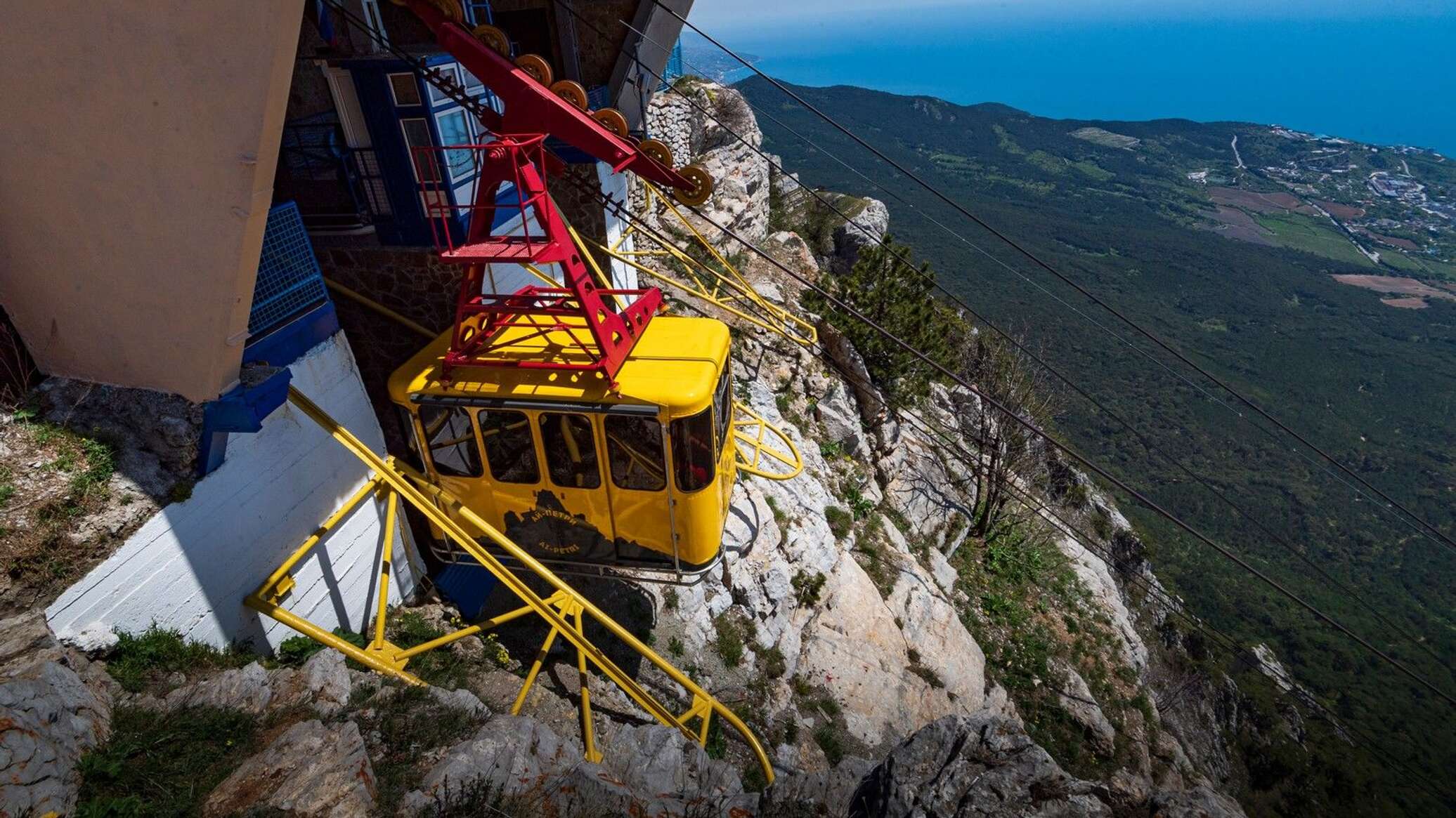 Гора ай Петри в Крыму канатная дорога