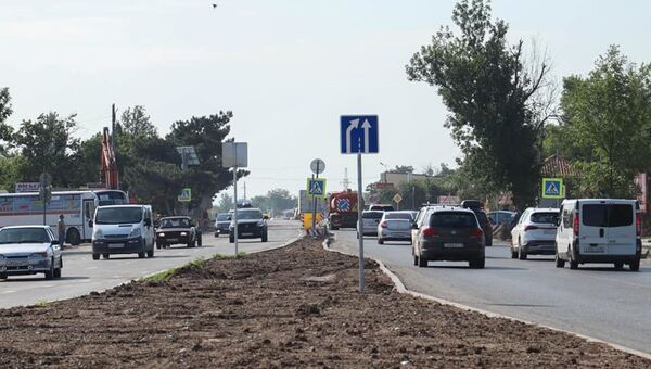 В городе Саки открыли рабочее движение на участке дороги Симферополь-Евпатория В городе Саки открыли рабочее движение на участке дороги Симферополь-Евпатория