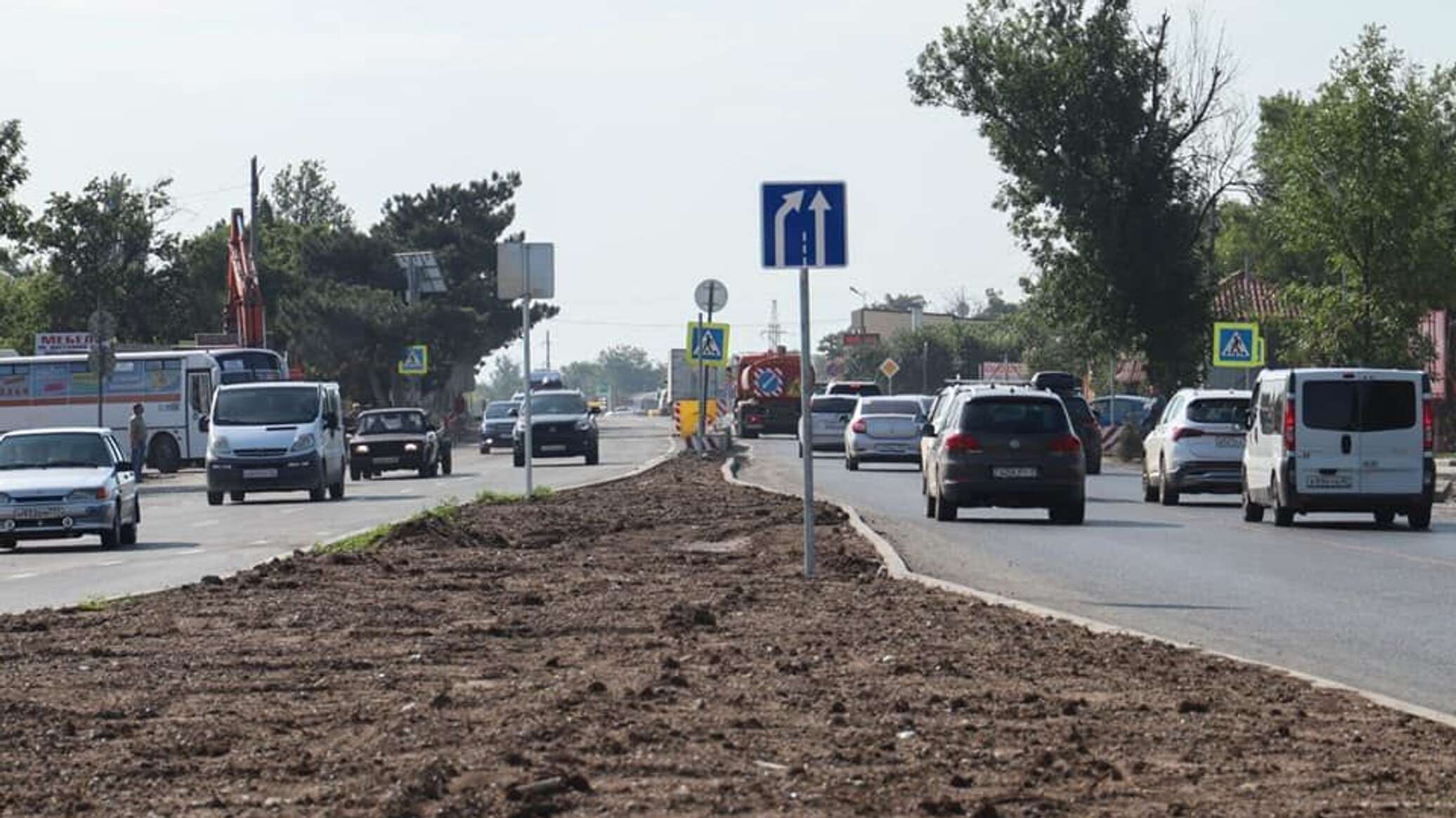 До Евпатории с ветерком: в Саках расширили проблемную дорогу - РИА Новости  Крым, 10.07.2021