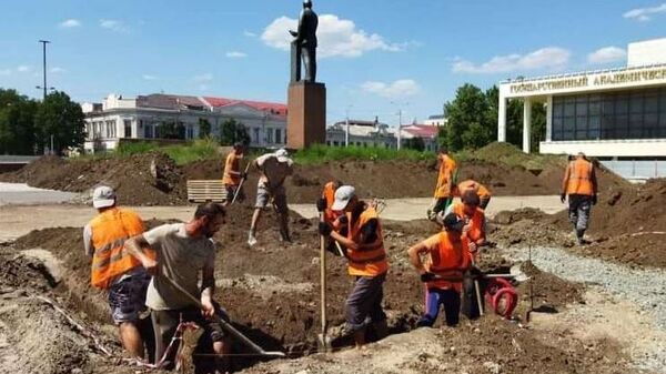 Реконструкция площади Ленина в Симферополе