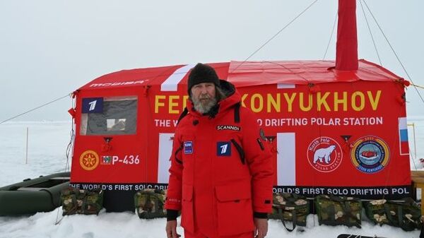 Российский путешественник Федор Конюхов успешно завершил уникальный одиночный дрейф в Северном ледовитом океане