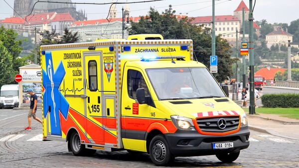 Автомобиль скорой помощи в Праге, Чехия