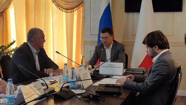В Крыму началось совещание с вице-премьером правительства РФ Александром Новаком