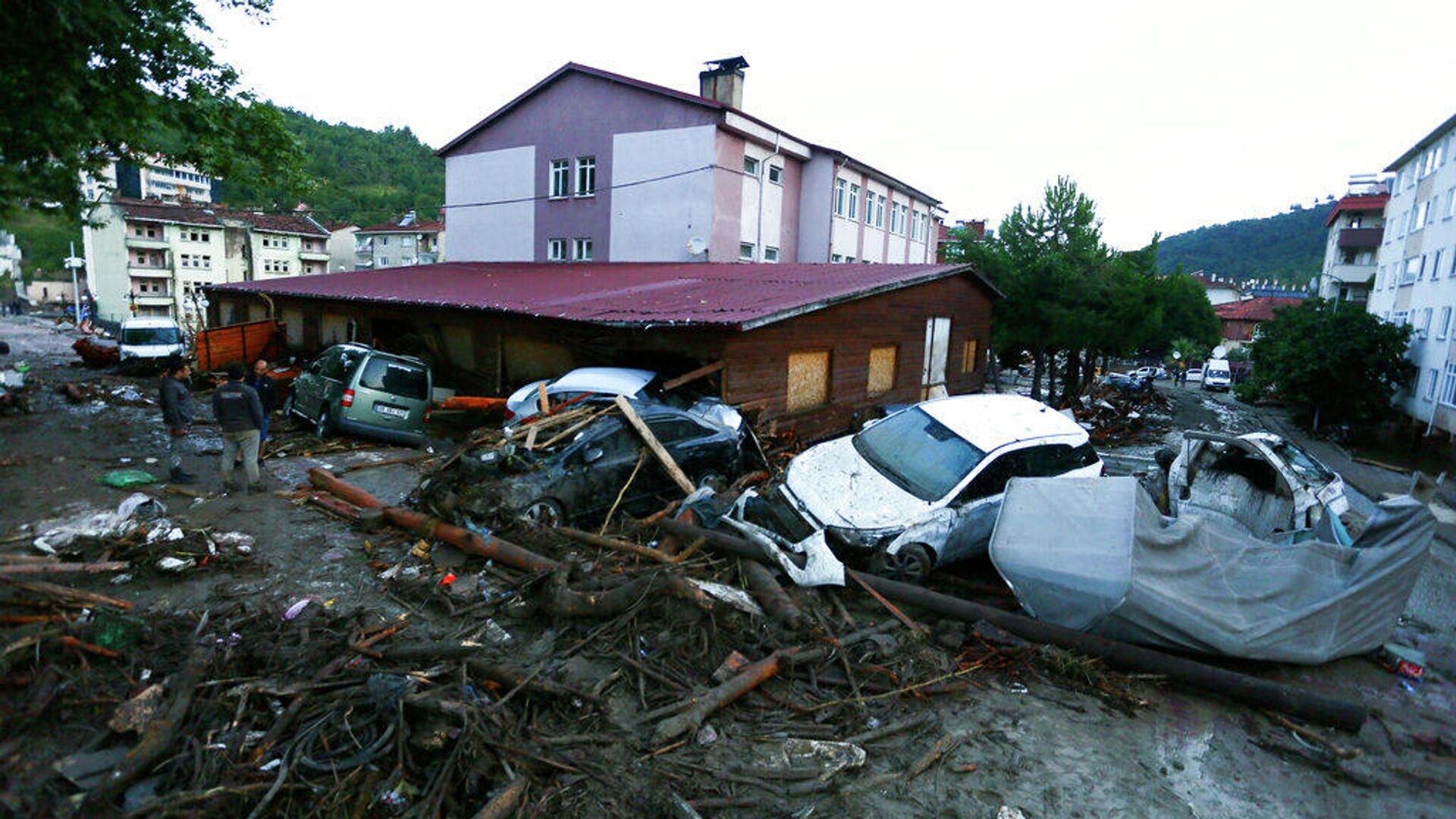 Последствия наводнения в Турции. 12.08.2021 - РИА Новости, 1920, 12.08.2021