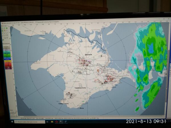 Грозовой фронт над Керчью