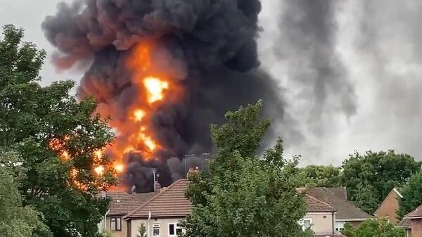 Взрыв в городе Ройал-Лемингтон-Спа в Англии