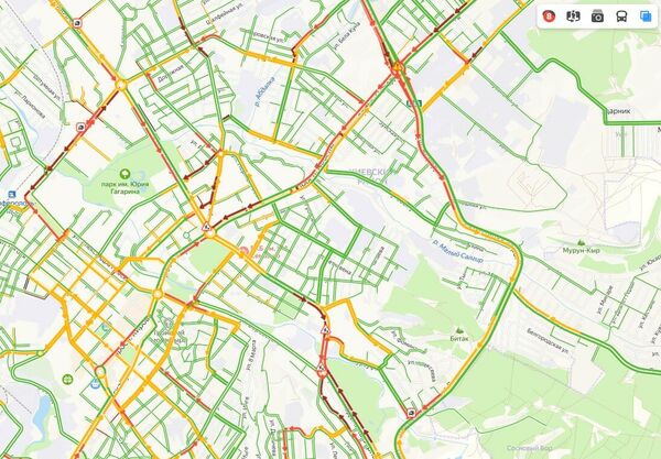 Пробки 14.09.2021