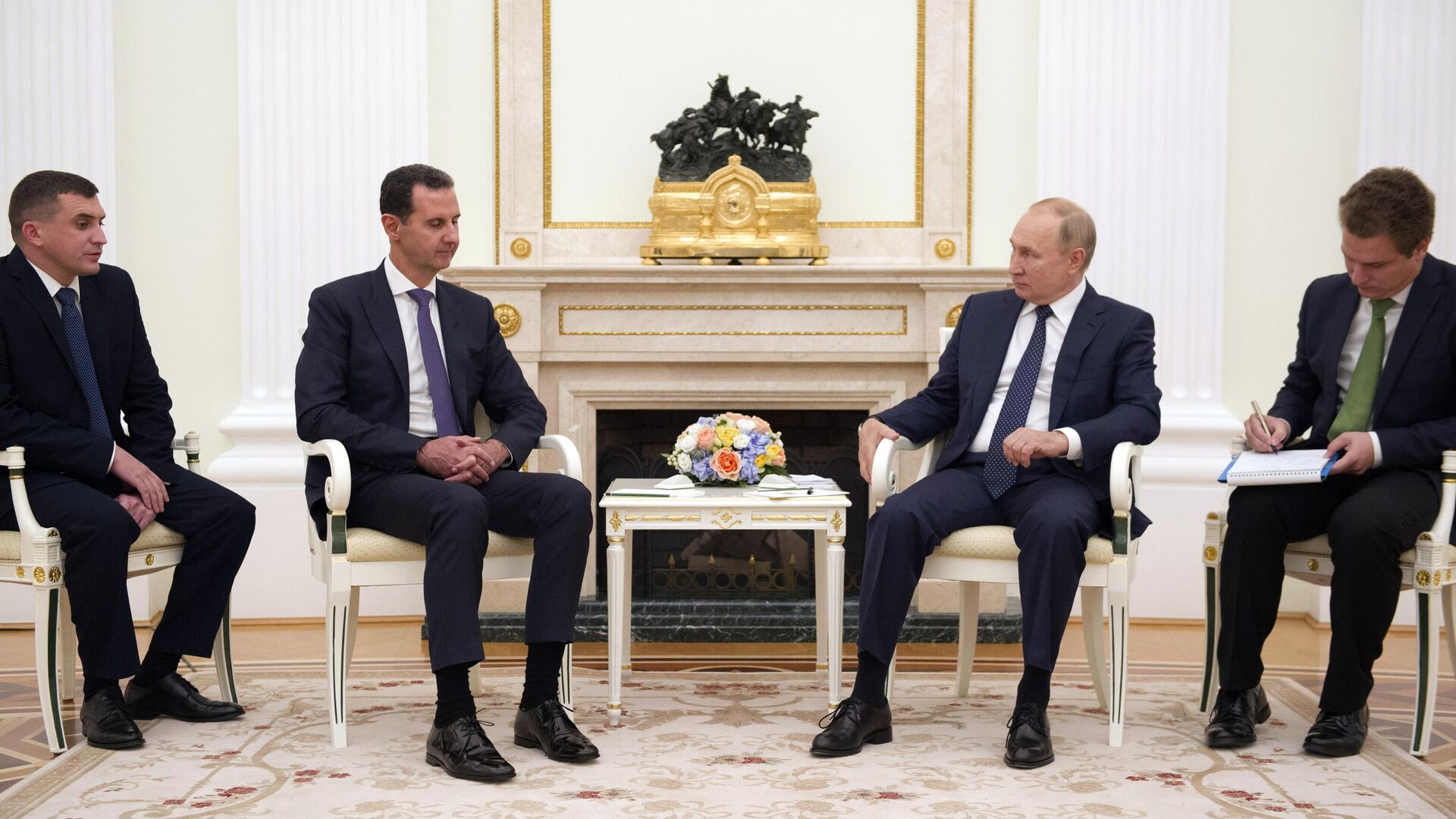 Встреча президента РФ В. Путина с президентом Сирии Б. Асадом - РИА Новости, 1920, 14.09.2021