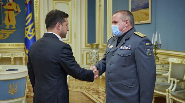 Президент Владимир Зеленский и командующий Сил специальных операций Вооруженных сил Украины Григорий Галаган