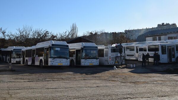 Автобусы муниципального перевозчика Горавтотранс в Симферополе