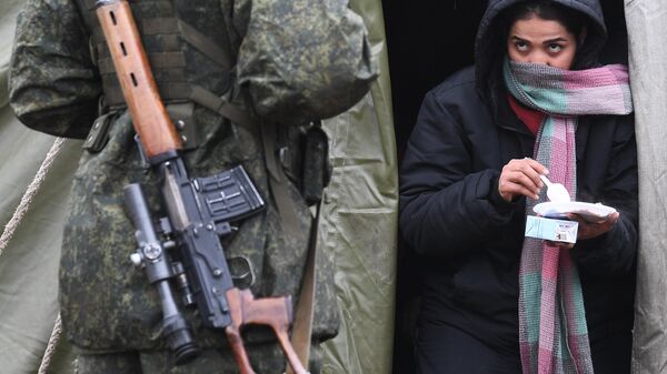 Мигранты на границе