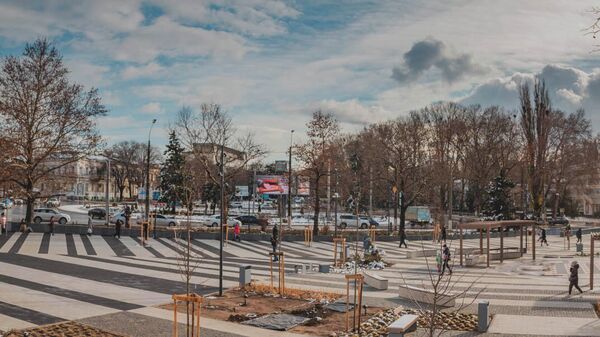 Реконструкция площади Куйбышева в Симферополе