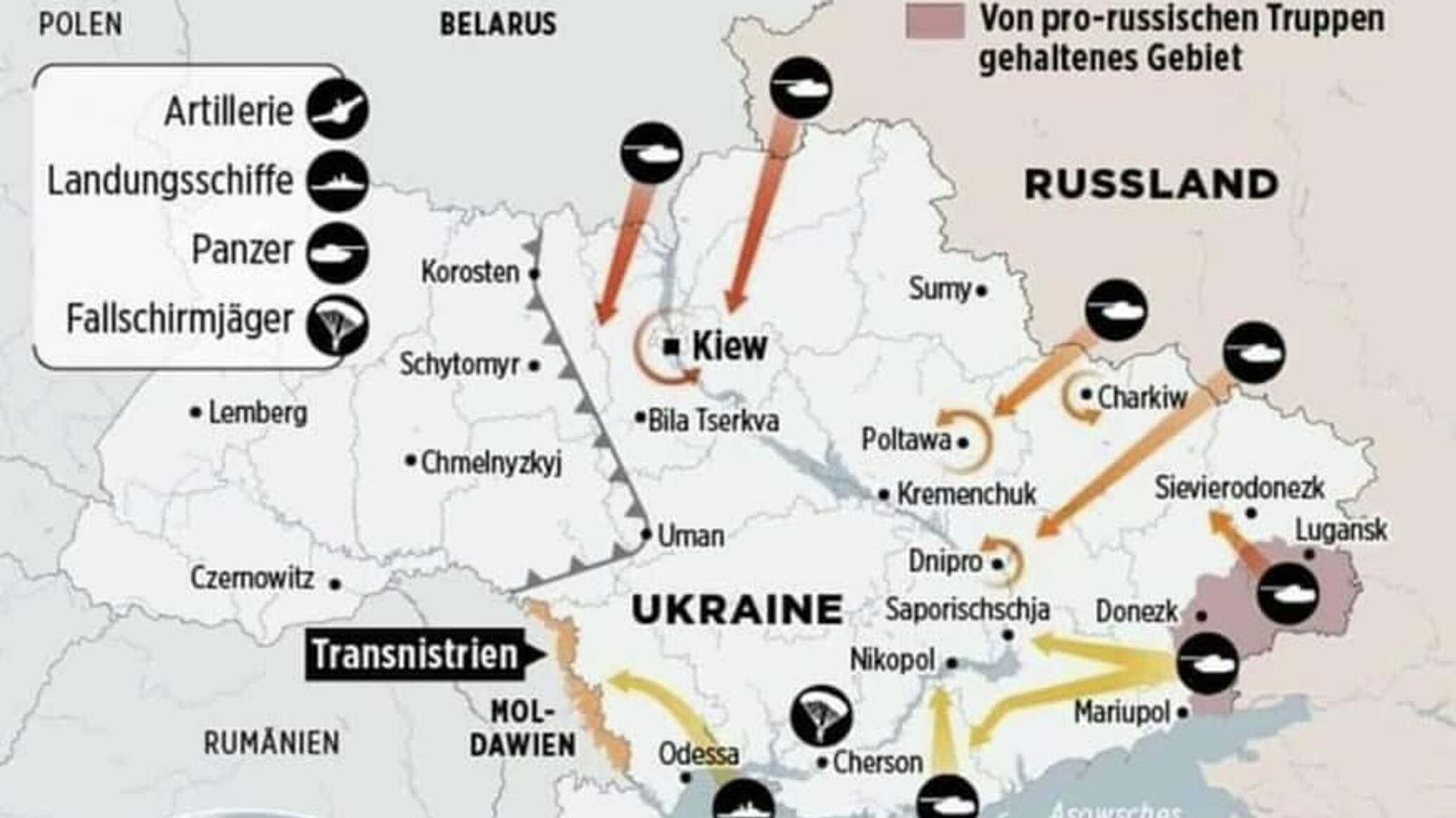 На какие страны нападала. Схема нападения России на Украину. План нападения России на Украину на карте. Российский план вторжения на Украину карта. План нападения на Россию карта.