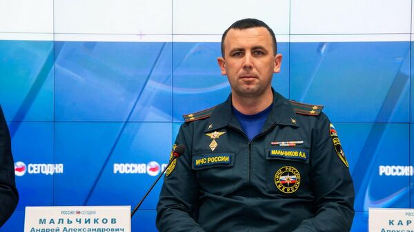 Заместитель начальника 1 пожарно-спасательного отряда, подполковник Андрей МАЛЬЧИКОВ
