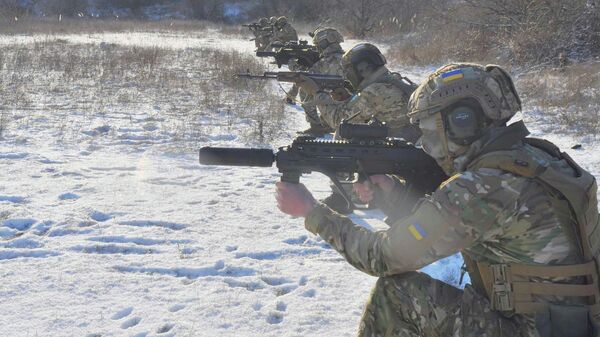 Украинские военные-разведчики провели учения вблизи границы с Крымом