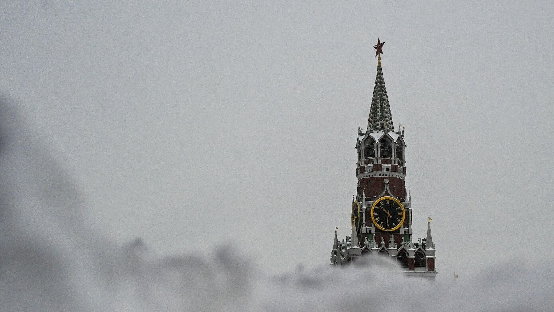 Снег в Москве - РИА Новости, 1920, 13.01.2022
