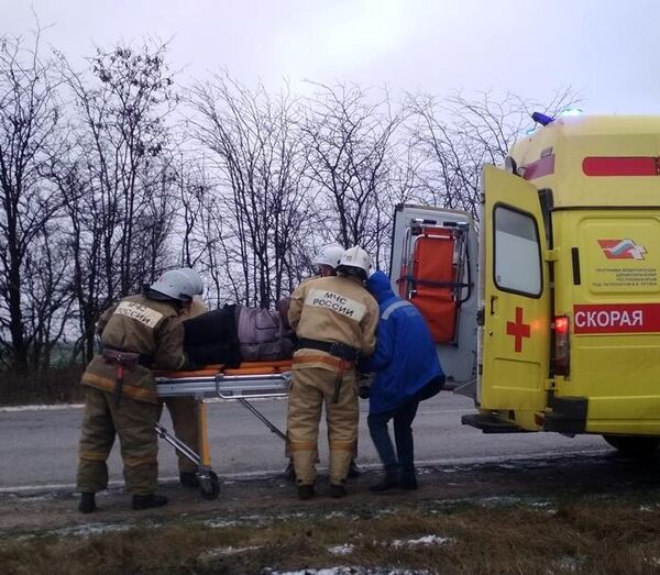 ДТП с автобусом в Кировском районе Крыма