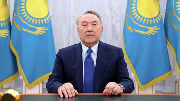 Первый президент Республики Казахстан Нурсултан Назарбаев во время обращения к гражданам республики 18 января 2021 г.