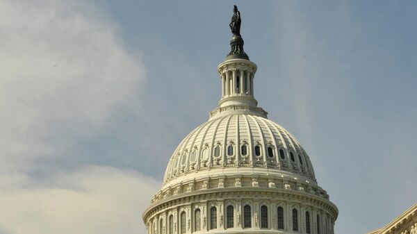 Здание Сената США в Вашингтоне.