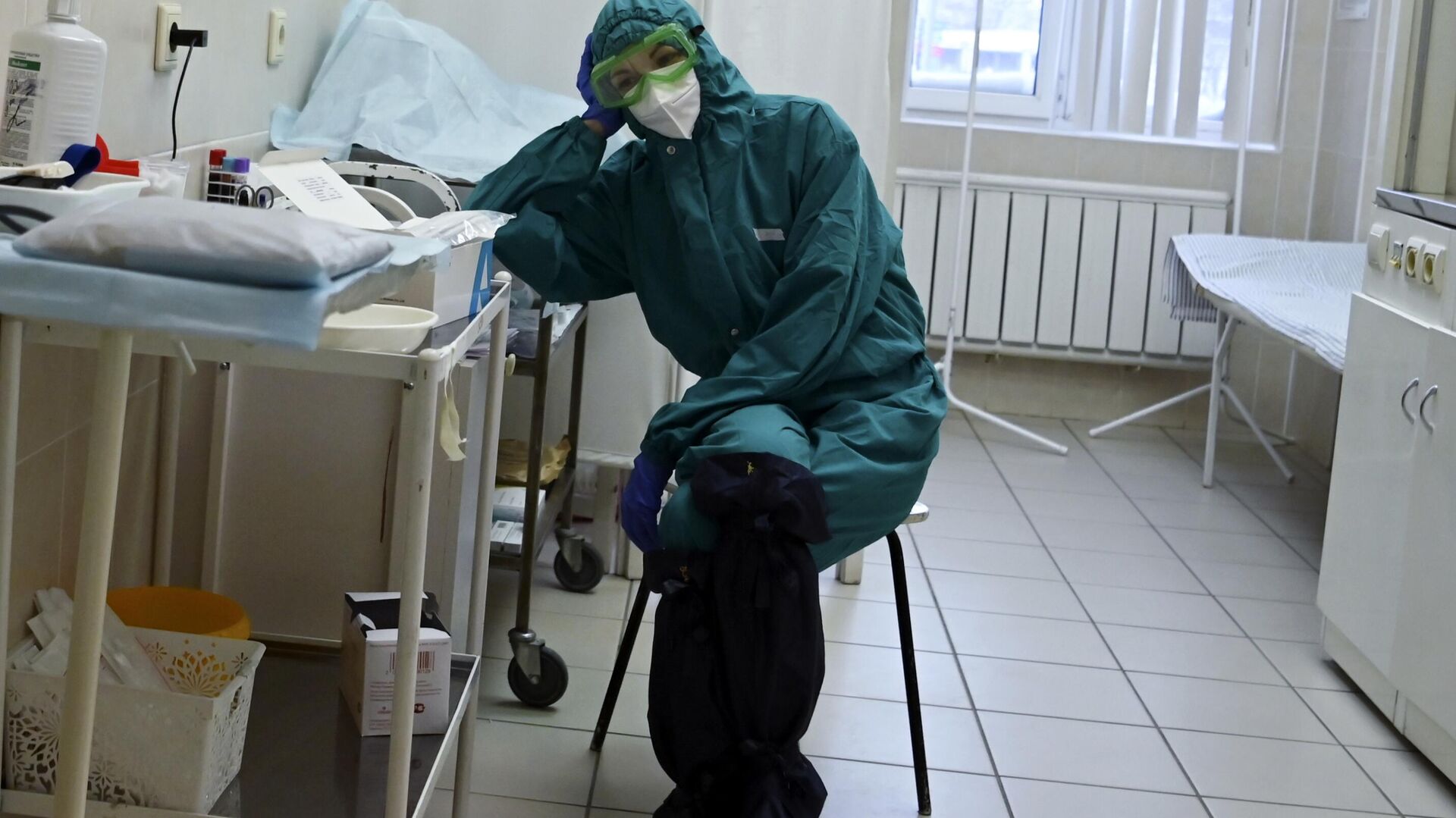 Лечение пациентов с Covid-19 в Республиканской больнице Казани - РИА Новости, 1920, 23.01.2023