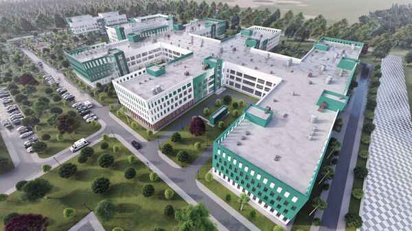 Предварительная визуализация проекта нового медицинского центра в Феодосии