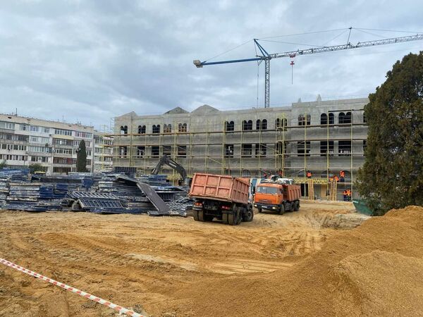 Строительство детских центров на территории культурно-просветительского кластера в Херсонесе Строительство детских центров на территории культурно-просветительского кластера в Херсонесе