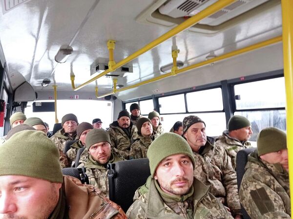 Украинские пограничники с острова Змеиный