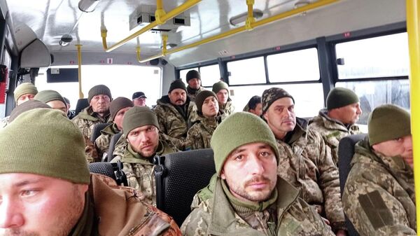 Украинские пограничники с острова Змеиный