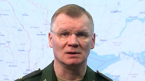 Официальный представитель министерства обороны РФ генерал-майор Игорь Конашенков 