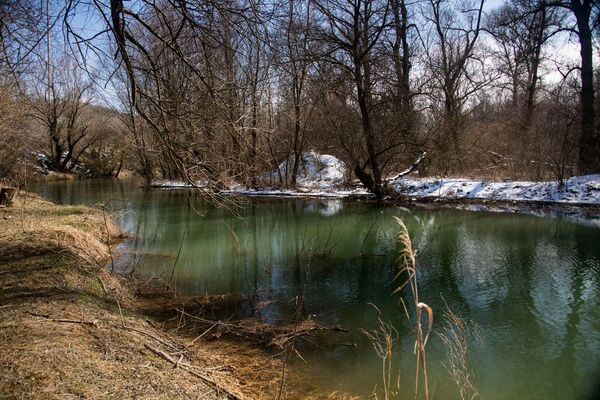 Весна на Симферопольском водохранилище