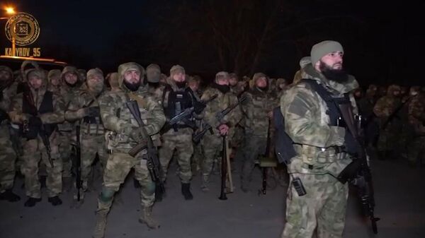 На Украину  прибыл батальон добровольцев для борьбы с националистами
