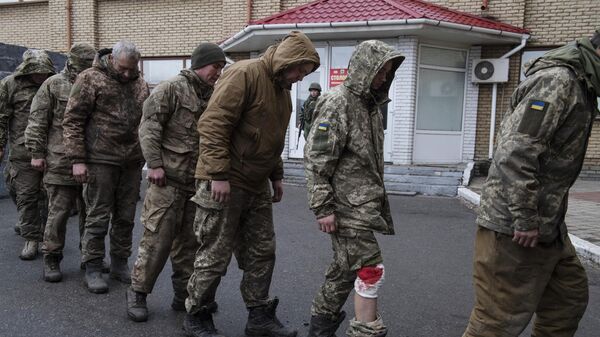 Добровольно сдавшиеся в плен военнослужащие украинской армии