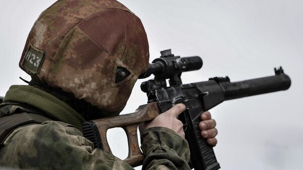 Военнослужащие Росгвардии на Украине