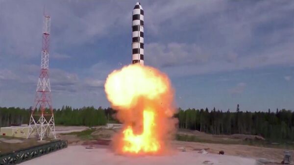 Испытание новой баллистической ракеты «Сармат»