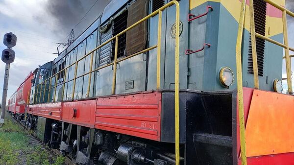 К месту тушения пожара на станции Игумново промзоны Дзержинска прибыл пожарный поезд РЖД