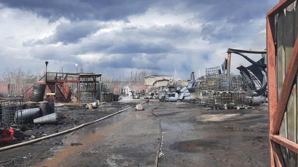Пожар на ж/д станции в промзоне Дзержинска полностью ликвидирован 